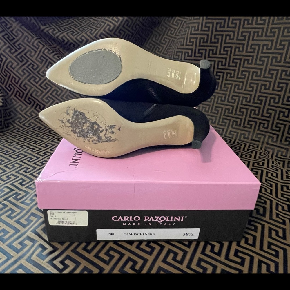 CARLO PAZOLINI Suede Bootie Sz 38-1/2 - Picture 6 of 6